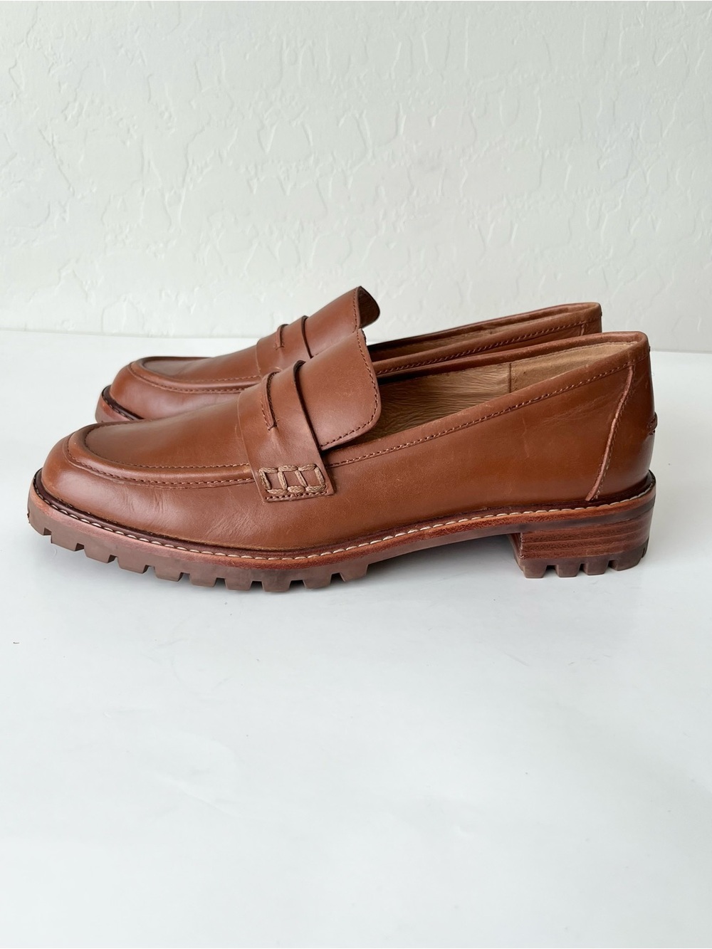 Madewell Corinne lugsole leather loafers 8.5 - Picture 5 of 11